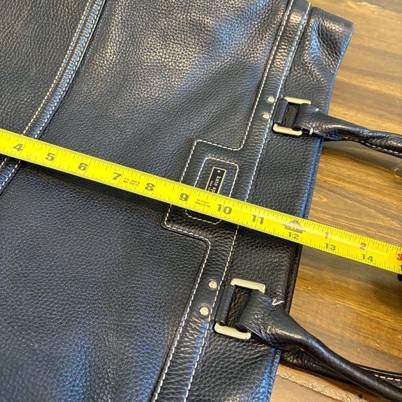 Kate Spade Blakely Andover Black Pebbled Leather Tote Shopper Travel Bag Large - Picture 6 of 12